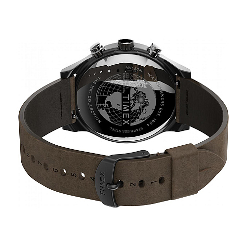 Mk1 steel chronograph outlet 42mm fabric strap watch